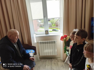 ВСТРЕЧА С ВЕТЕРАНОМ ВЕЛИКОЙ ПОБЕДЫ!