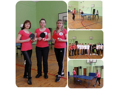 Зональные соревнования по настольному теннису работников дошкольных образовательных учреждений г. Строитель